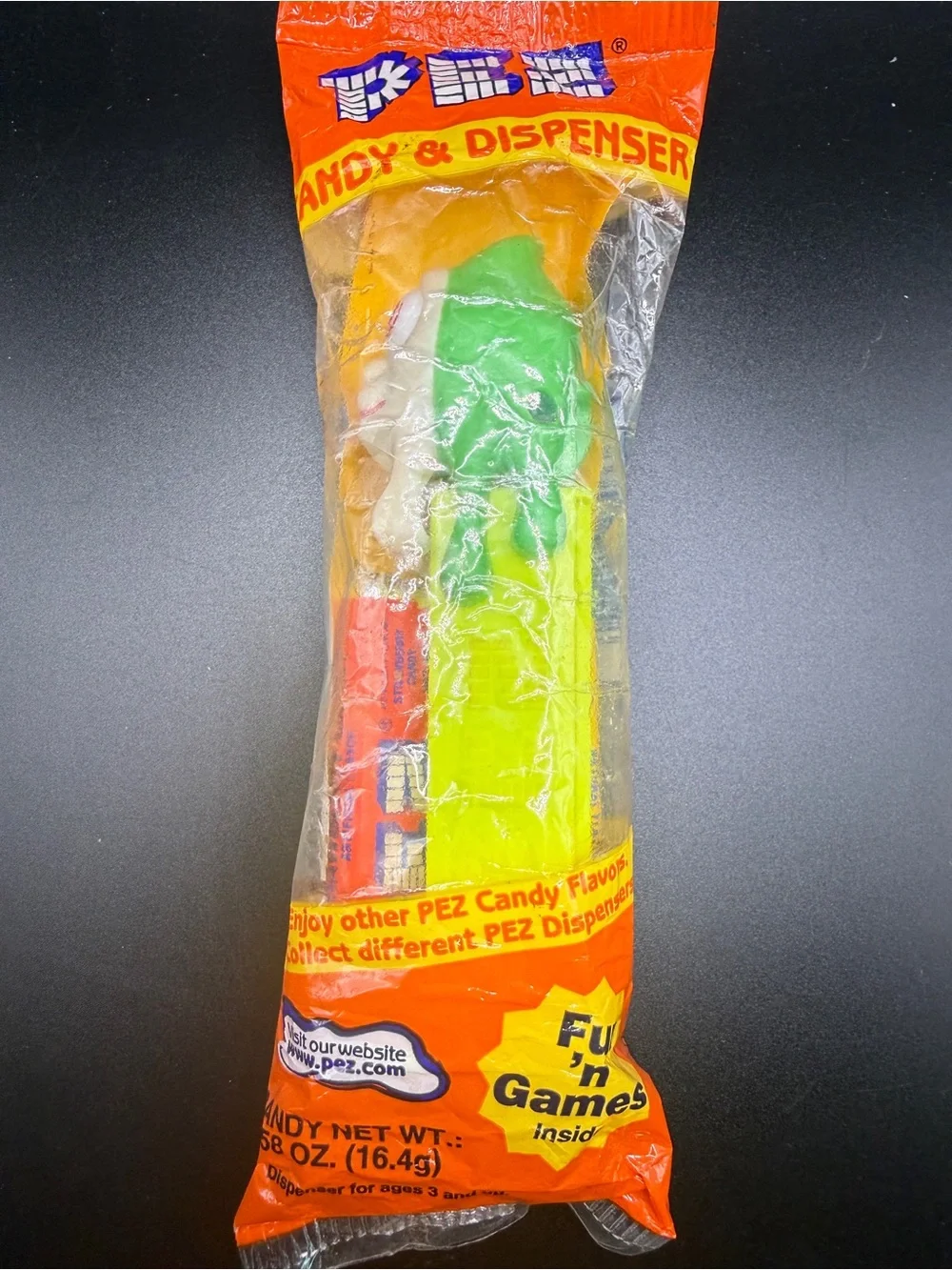 Vintage Halloween PEZ Dispenser Slimy Sid Original Package Unopened